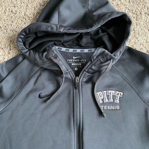 Nike hoodie Full Zip sweatshirt Pittsburgh Panthers M Pitt Therma Fit Washington
